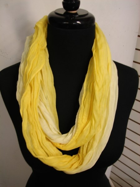 Two Tone Infinity Scarves